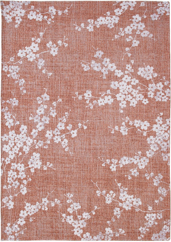 Oriental Medallion Area Rug Washable Low Pile Eco Pet Fiber for Living Room Accent Decor