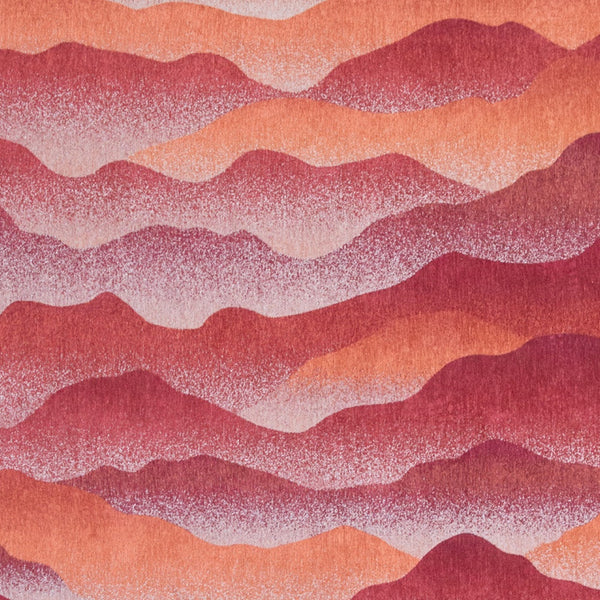 Homeroots 6' X 8' Red Orange Abstract Non Skid Area Rug  100% Pet 548843