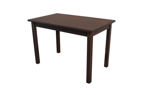 HomeRoots 48" Raw Umber Solid Wood Dining Table - Timeless Craftsmanship for Dining, Entertaining & Workspaces! 548855