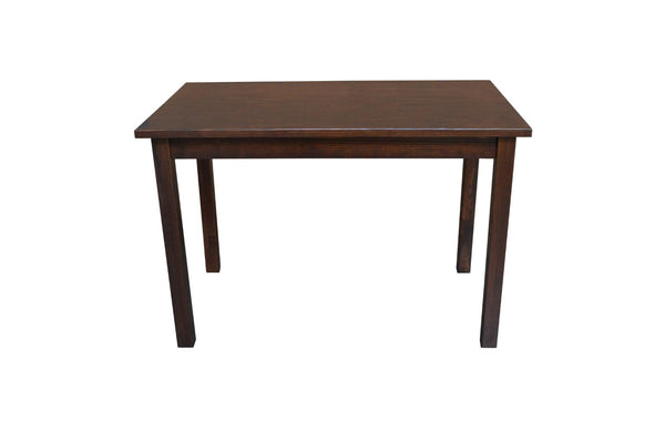 HomeRoots 48" Raw Umber Solid Wood Dining Table - Timeless Craftsmanship for Dining, Entertaining & Workspaces! 548855