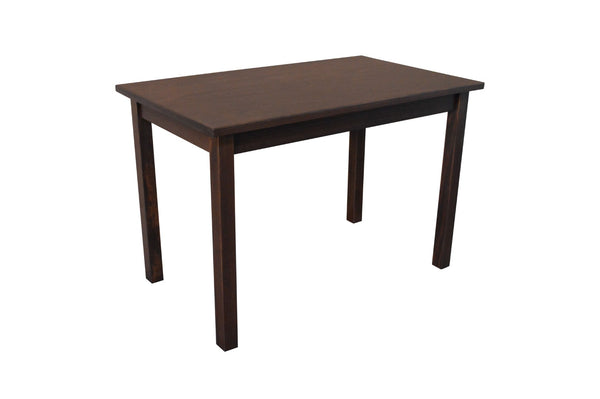 HomeRoots 48" Raw Umber Solid Wood Dining Table - Timeless Craftsmanship for Dining, Entertaining & Workspaces! 548855