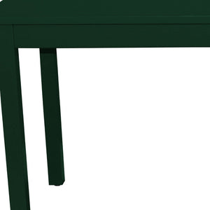 HomeRoots 48" Dark Green Solid Wood Dining Table - Handcrafted Pine, Seats 4, Timeless Charm & Versatile Design 548860