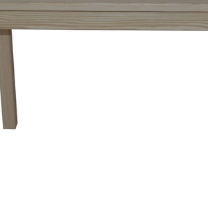 HomeRoots 48" Gray Solid Wood Dining Table - Timeless Design, Versatile Use for Dining, Work, and Gatherings! 548862