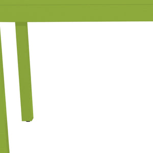 HomeRoots 48" Chartreuse Solid Wood Dining Table - Modern, Durable Design for Family Meals & Entertaining Fun 548864