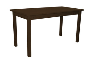 HomeRoots 60" Solid Pine Wood Dining Table - Handcrafted Coffee-Brown Centerpiece for Dining & Work Spaces 548918