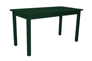 HomeRoots 60" Dark Green Solid Wood Dining Table - Handcrafted, Stylish Seating for 6, Perfect for Any Occasion 548919