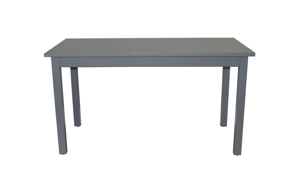 HomeRoots 60" Gray Solid Wood Dining Table – Timeless Centerpiece for Dining, Entertaining & Workspaces! 548920
