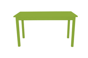 HomeRoots 60" Chartreuse Solid Wood Dining Table - Modern Charm & Comfort for 6 - Premium Pine Craftsmanship 548923