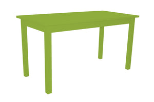 HomeRoots 60" Chartreuse Solid Wood Dining Table - Modern Charm & Comfort for 6 - Premium Pine Craftsmanship 548923