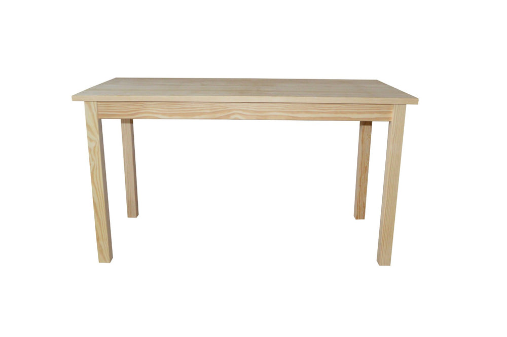 HomeRoots 60" Natural Solid Wood Dining Table – Timeless Design, Seats 6, Perfect for Everyday Use & Gatherings 548926