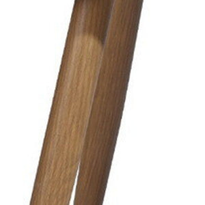 Homeroots 23" White And Brown Faux Fur Arm Chair   549021