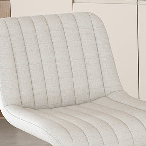 English Elm Swivel Modern Adjustable Bar Stools with 360° Rotation, Ergonomic Backrest, Soft Knit Seats Beige W2699P360246