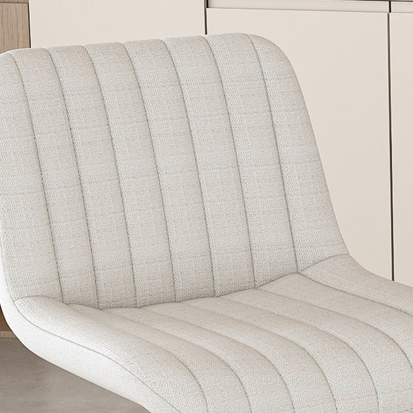 English Elm Swivel Modern Adjustable Bar Stools with 360° Rotation, Ergonomic Backrest, Soft Knit Seats Beige W2699P360246