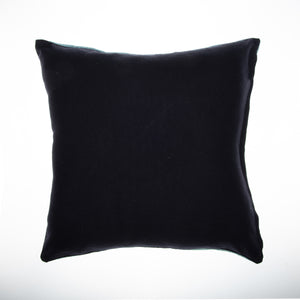 Homeroots 24" Blue And Ivory Geometric Cotton Throw Pillow With Embroidery Blue,Ivory  549403