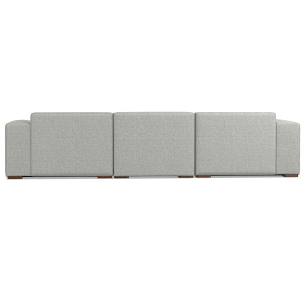 English Elm Rex 3-Seater Sofa & Ottoman Set - Eco-Friendly, Handcrafted Comfort In Pale Gray Performance Fabric B136P199263-GIGA