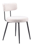 Blanca Dining Chair - Set of 2 Ivory 109738 Zuo Modern