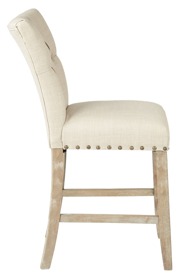 OSP Home Furnishings Preston 24" Counter Stool Marlow Burlap