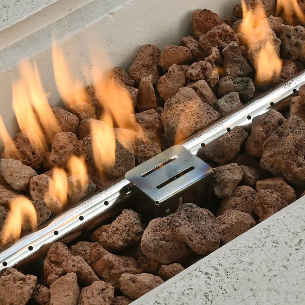 English Elm U_style Outdoor Propane Fire Pit Mgo Body 40000 Btu Patio Heater with Cover N711P410545E