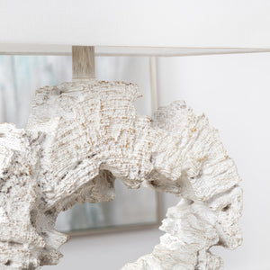 Crestview Collection Coastal Rowan Table Lamp - Driftwood-inspired Portable Lighting With Rustic Elegance & Charm   Cvavp1933b