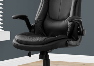 English Elm Office Chair Ergonomic High-Back Executive with Headrest, Plush Seat, Tilt Lock, Swivel Mobility Black 31 L x 13 W x 26 H B2710P219675
