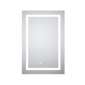 English Elm Smart Led Medicine Cabinet with Anti-fog Mirror Gfci Outlet Dimming Bathroom Storage W637P382875