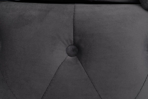 English Elm 360 Degree Swivel Cuddle Barrel Accent Storage Chairs Plush Velvet Round Armchair with Hidden Storage and Luxurious Comfort Gray W1420P198928