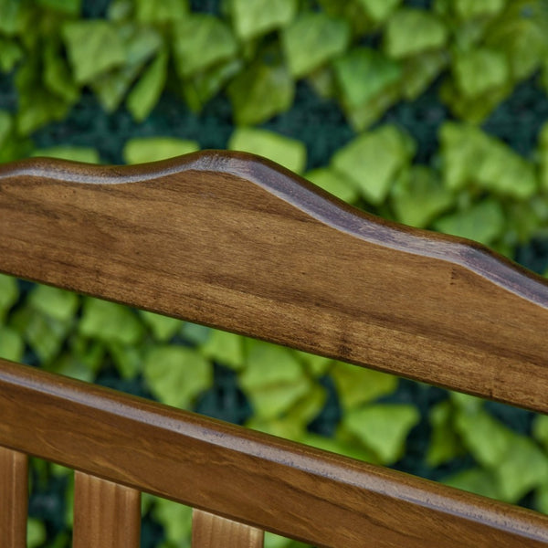 English Elm Outsunny Traditional High-Back Wooden Rocking Chair – Elegant Comfort For Indoor/Outdoor Spaces W2225P217093-GIGA