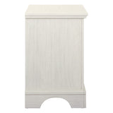 OSP Home Furnishings Farmhouse Basics Nightstand Rustic White