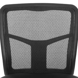 OSP Home Furnishings Progrid® Mesh Drafting Chair Ergonomic Breathable Back Lumbar Support for Standing Desks 92583-30