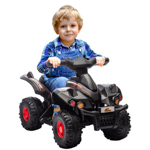 English Elm Qaba 6v Battery Powered Kids Atv Ride on Four Wheeler with Music Ages 2 to 6 W2225P249802