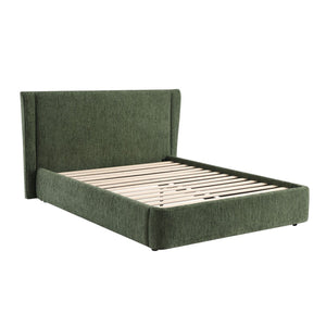 English Elm Cheryl Chenille Upholstered Full Bed with Padded Headboard for Modern Bedroom B2756S00034