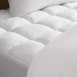 Intelligent Design Dream Puff Casual Overfilled Down Alternative Mattress Pad ID16-2318 White