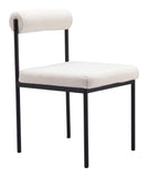 Livorno Dining Chair Ivory 110104 Zuo Modern