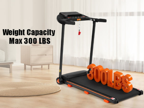 English Elm Treadmills Folding Home Fitness Machine 2.5hp Motor Shock Absorbing Belt Bluetooth Speaker N728P266573A