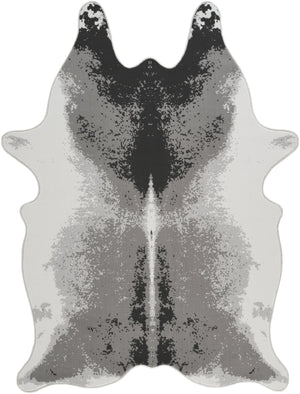 English Elm Hide 5 Ft. X 7 Ft. Gray Area Rug - Soft, Durable, Pet-Friendly Design Perfect For Any Living Space B186P316850