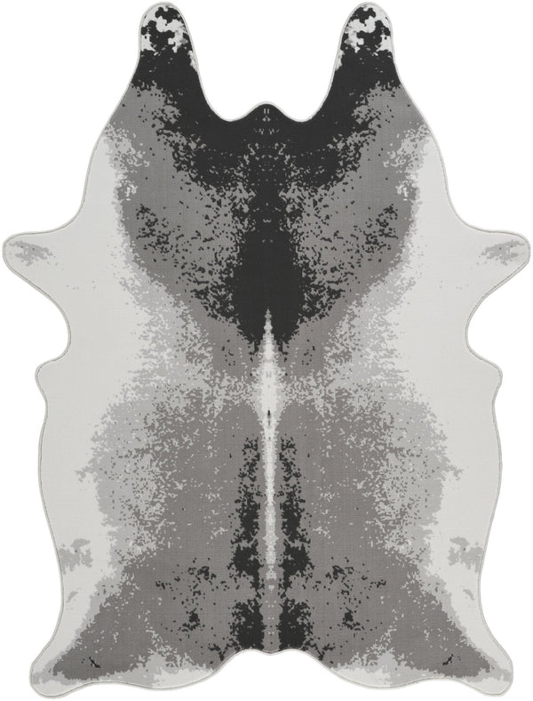 English Elm Hide 5 Ft. X 7 Ft. Gray Area Rug - Soft, Durable, Pet-Friendly Design Perfect For Any Living Space B186P316850