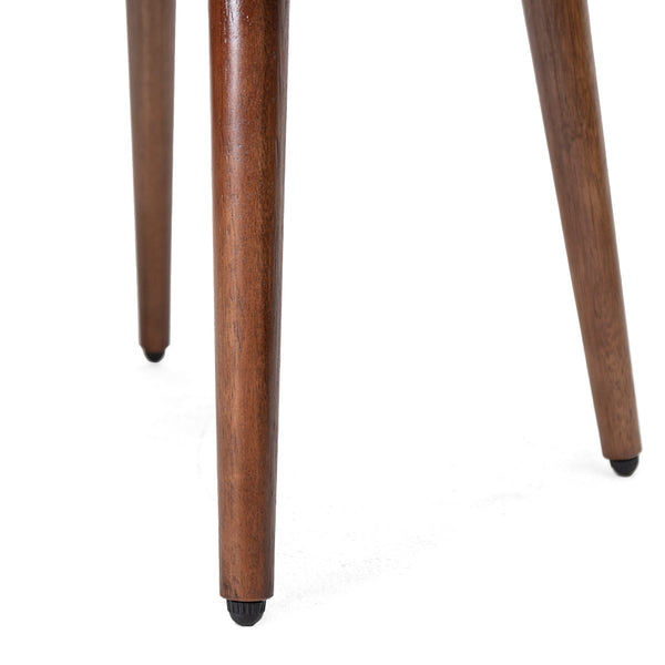 English Elm Christopher Knight Home® - Nightstand with 2 Drawers Mid-Century Acacia Wood, Splayed Legs, Brass Hardware, Easy-Glide Storage Brown 20.5 L x 17.5 W x 14.75 H N761P180219M