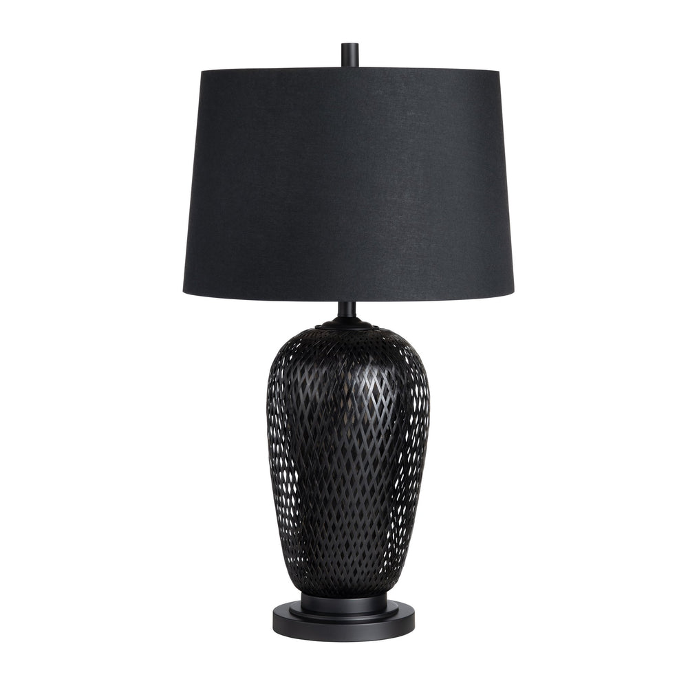 Crestview Collection 31.75"H Elegant Rattan Table Lamp With Woven Design, Tapered Shade, And 3-way Socket For Versatility   Cvnam772a