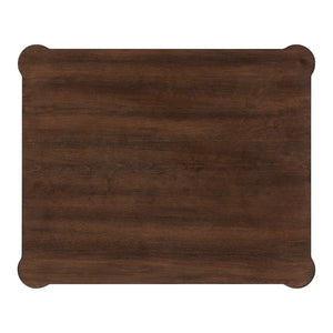 English Elm Christopher Knight Home® - Wood Nightstand with Drawer Set of 2 — Modern Farmhouse Bedside Tables, Open Shelf Storage, Durable Design Light Gray,Walnut N770P345998D