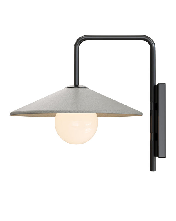 Currey & Company Bothy Cast Concrete Outdoor Wall Sconce Modern Farmhouse Porch Patio Light 5500-0058