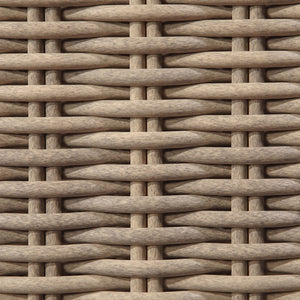 Meridian Furniture Seacrest Outdoor Modular Sectional Wicker and Olefin Fabric Resort Patio Seating 55001Beige-Sec3A