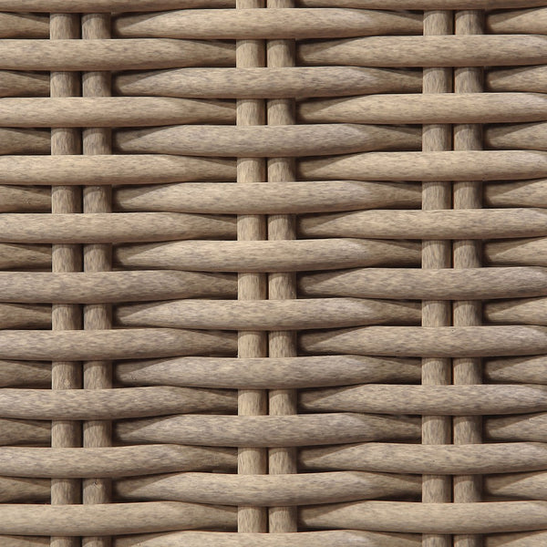 Meridian Furniture Seacrest Outdoor Modular Sectional Wicker Aluminum Frame Uv Resistant Olefin Fabric 55001Beige-Sec4A
