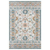 Homeroots 5' X 8' Blue And Ivory Wool Floral Hand Tufted Area Rug Blue,Pink Wool 550040