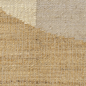 Homeroots 8' X 10' Natural And Ivory Abstract Hand Woven Area Rug  Jute 550053