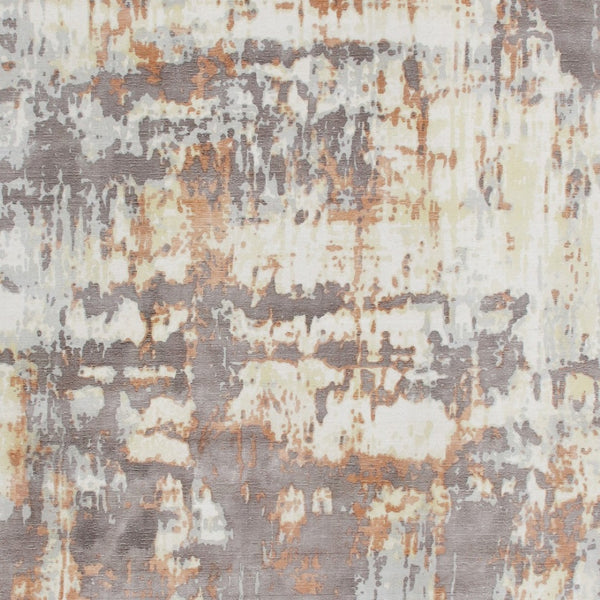 HomeRoots 9' Hand Loomed Wool Blend Area Rug with Abstract Brown and Tan Design for Modern Interiors 9' X 12' 550070