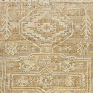 Homeroots 5' X 8' Brown Medallion Hand Woven Area Rug  Jute 550080