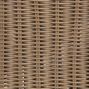 Meridian Furniture Sandbay Outdoor Wicker Lounge Chair with Uv Resistant Olefin Cushion for Patio Resort Seating Beige 55008Beige