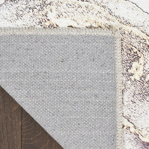 Homeroots 5' X 7' Black And Gold Abstract Power Loom Area Rug  Other Material 550102