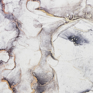 Homeroots 5' X 7' Black And Gold Abstract Power Loom Area Rug  Other Material 550102