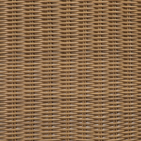 Meridian Furniture Antigua All-weather Wicker Outdoor Rocking Chair with Steel Frame for Porch and Patio Natural 55011Natural